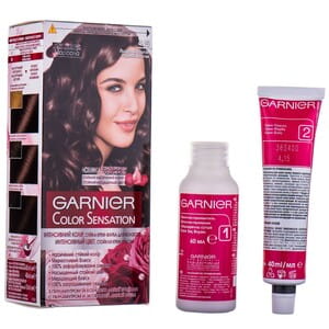 Крем-краска для волос GARNIER (Гарньер) Color Sensation (Колор сенсейшн) оттенок 4.15 Ледяной каштан