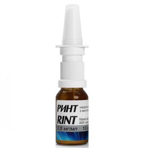 Ринт спрей назал. с ментолом 0,5мг/мл фл. 10мл
