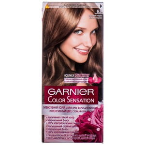 Крем-краска для волос GARNIER (Гарньер) Color Sensation (Колор сенсейшн) оттенок 6.0 Лесной орех