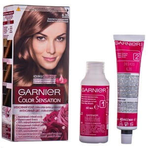 Крем-краска для волос GARNIER (Гарньер) Color Sensation (Колор сенсейшн) оттенок 6.35 Золотисто-каштановый