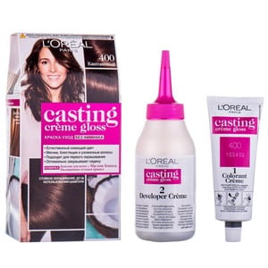 Крем-краска для волос L’OREAL PARIS (Лореаль) Casting Creme Gloss без аммиака оттенок 400 Каштановый
