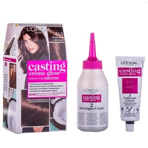 Крем-краска для волос L’OREAL PARIS (Лореаль) Casting Creme Gloss без аммиака оттенок 513 Морозный капучино