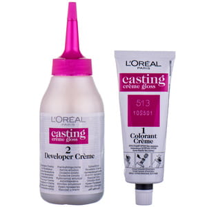 Крем-краска для волос L’OREAL PARIS (Лореаль) Casting Creme Gloss без аммиака оттенок 513 Морозный капучино