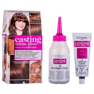 Крем-краска для волос L’OREAL PARIS (Лореаль) Casting Creme Gloss тон 600 Темно-русый