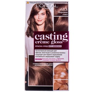 Крем-краска для волос L’OREAL PARIS (Лореаль) Casting Creme Gloss без аммиака оттенок 613 Морозное глясе