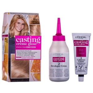 Крем-краска для волос L’OREAL PARIS (Лореаль) Casting Creme Gloss без аммиака оттенок 910 Очень светло-русый пепельный