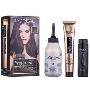 Краска для волос L’OREAL PARIS (Лореаль) Recital Preference оттенок 3.0 Бразилия Темно-каштановый