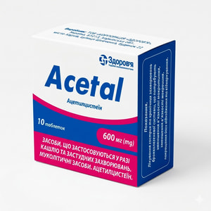 Ацетал табл. 600мг №10