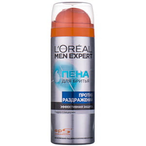 Пена для бритья L’OREAL Paris (Лореаль Париж) Men Expert против раздражения 200 мл