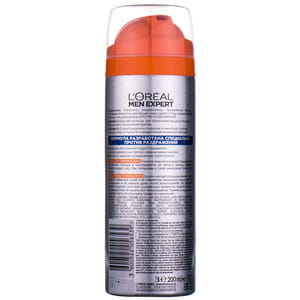 Пена для бритья L’OREAL Paris (Лореаль Париж) Men Expert против раздражения 200 мл