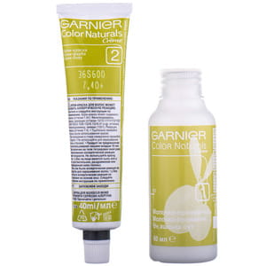 Крем-краска для волос GARNIER (Гарньер) Color Naturals интенсивное питание стойкая тон 7.40 + Огненный медный