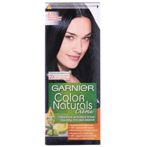 Крем-краска для волос GARNIER (Гарньер) Color Naturals интенсивное питание стойкая тон 2.10 Черный опал