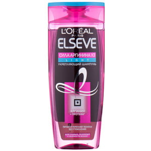 Шампунь L’OREAL Paris Elseve (Лореаль Париж Эльсев) Сила аргинина Х3 Light для слабых склонных к выпадению волос 250 мл