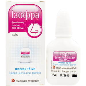 Изофра спрей назал. фл. 15мл