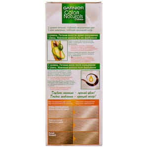 Крем-краска для волос GARNIER (Гарньер) Color Naturals интенсивное питание стойкая тон 10.1 Перламутровый блонд