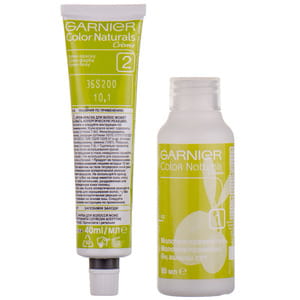 Крем-краска для волос GARNIER (Гарньер) Color Naturals интенсивное питание стойкая тон 10.1 Перламутровый блонд