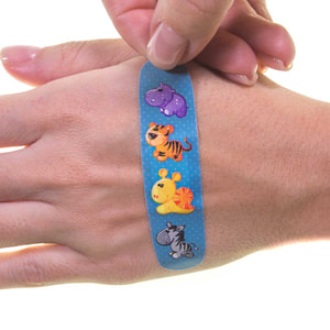 Пластир Алпе для дітей Зоопарк розмір 76 х 19 мм 8 шт