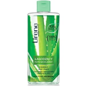 Вода мицеллярная LIRENE (Лирене) успокаивающая с экстрактом алоэ 400 мл