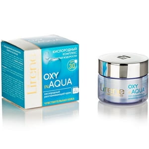 Крем для лица LIRENE (Лирене) Oxy in Aqua увлажняющий для чувствительной кожи SPF 30 дневной 50 мл