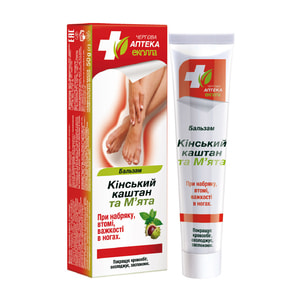 Бальзам для тела БИОКОН Дежурная Аптека Конский ка штан и Мята 50 г