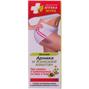 Бальзам для тіла БіОКОН Чергова Аптека Арніка і Кінський каштан 30 г