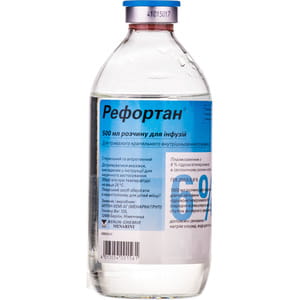 Рефортан р-р д/инф. 6% фл. 500мл №10