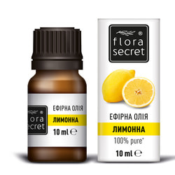 Олія FLORA SECRET (Флора Сікрет) Лимонна ефірна 10 мл