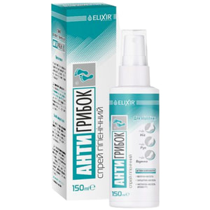 Спрей для ног Антигрибок Эликсир флакон 150 мл