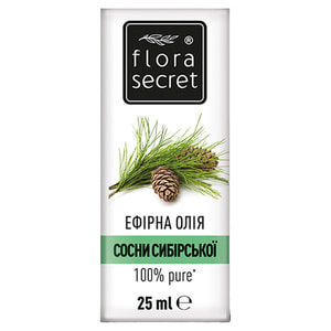 Масло FLORA SECRET (Флора Сикрет) Сосны сибирской эфирное 25 мл
