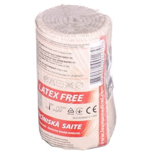 Бинт эластичный медицинский LAUMA (Лаума) модель 2 Latex Free высокой степени растяжимости размер 0,6м х 8см