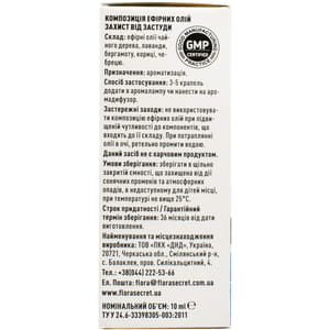 Композиция эфирных масел FLORA SECRET (Флора Сикрет) Защита от простуды 10 мл