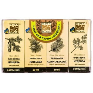 Набор масел FLORA SECRET (Флора Сикрет) для сауны Хвойный