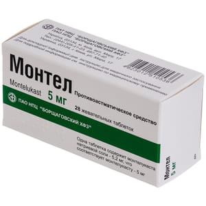 Монтел табл. жев. 5мг №28