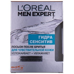 Лосьон после бритья L’OREAL Paris (Лореаль Париж) Men Expert Гидра Сенситив 100 мл
