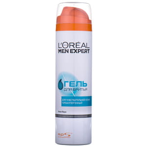 Гель для бритья L’OREAL Paris (Лореаль Париж) Men Expert Гидра Сенситив 200 мл