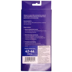 Носки ортопедические (диабетические) DIAWIN (Диавин) Chitosan с хитозана для людей с диабетом размер L (42-44) цвет grey серый 1 пара