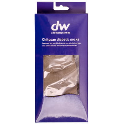 Носки ортопедические (диабетические) DIAWIN (Диавин) Chitosan с хитозана для людей с диабетом размер L (42-44) цвет khaki хаки 1 пара