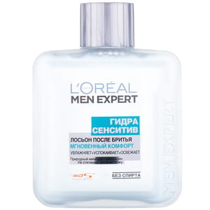 Лосьон после бритья L’OREAL Paris (Лореаль Париж) Men Expert Гидра сенсетив мгновенный комфорт 100 мл