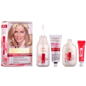 Крем-краска для волос L’OREAL PARIS (Лореаль) Excellence Creme стойкая оттенок 9.1