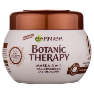 Маска для нормальных и сухих волос GARNIER Botanic Therapy (Гарньер Ботаник Терапи) 3 в 1 Кокосовое молочко и макадамия 300 мл