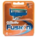 Кассеты сменные для бритья GILLETTE Fusion 5 (Жиллет Фьюжин) 4 шт