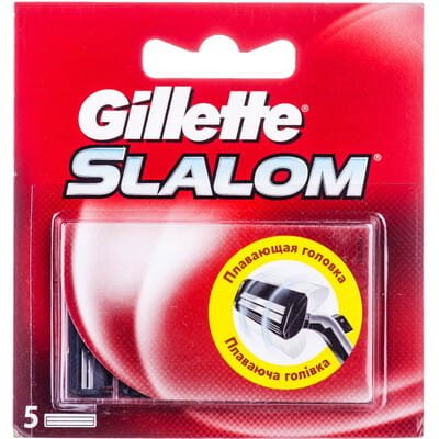 Картридж для бритья GILLETTE (Жиллет) Slalom (Слалом) 5 шт