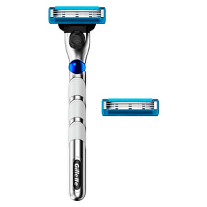 Бритва GILLETTE Mach 3 (Жиллет мак 3 три) Turbo (Турбо) с двумя сменными кассетами