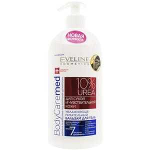 Бальзам для тіла EVELINE (Евелін) BodyCare Med+ для сухої та чутливої шкіри зволожувально-живильний 300 мл
