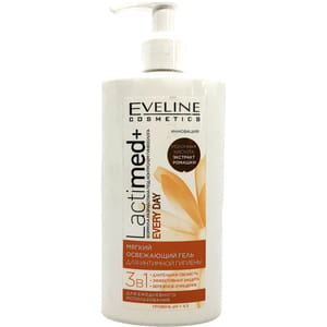 Гель для интимной гигиены EVELINE (Эвелин) Lactimed+ мягкий Молочная кислота + экстракт ромашки 250 мл