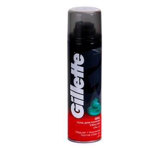 Гель для бритья GILLETTE (Жиллет) Regular (Регуляр) от раздражений 200 мл